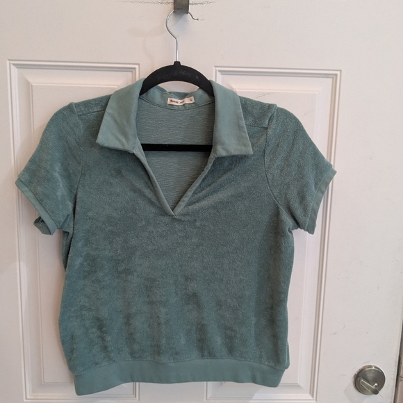 Marine Layer Johnny Collar Polo In Deap Sea - Picture 2 of 4